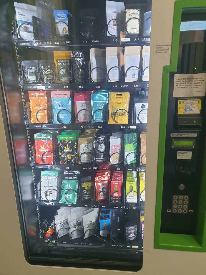 For Whoever Who Wanted To See A Picture Of The Weed Vending Machine