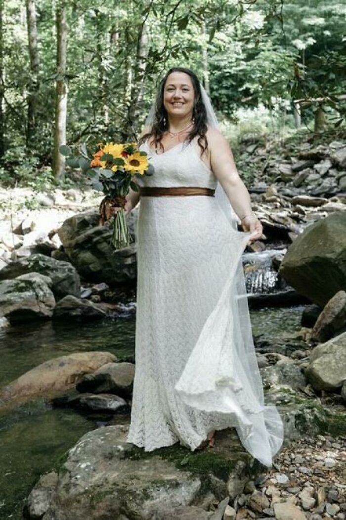 A Few Months Ago I Posted My Finished Skirt For My Wedding Dress. Y’all Asked To See The Finished Project, So Here It Is! This Is A Knitting And Sewing Project Combined