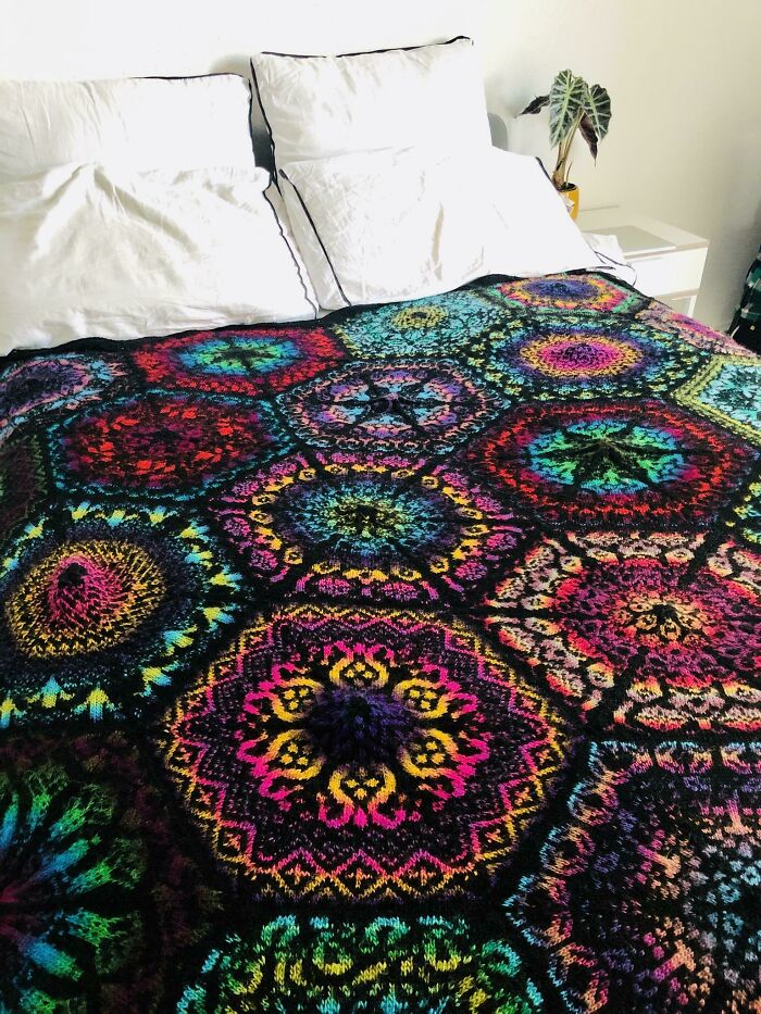 After Over Two Years Of Knitting, The Only Thing Left To Is Block My Persian Dreams!