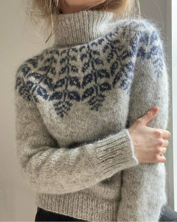 Nordic Sweater My Mom Designed. Thought I'd Share
