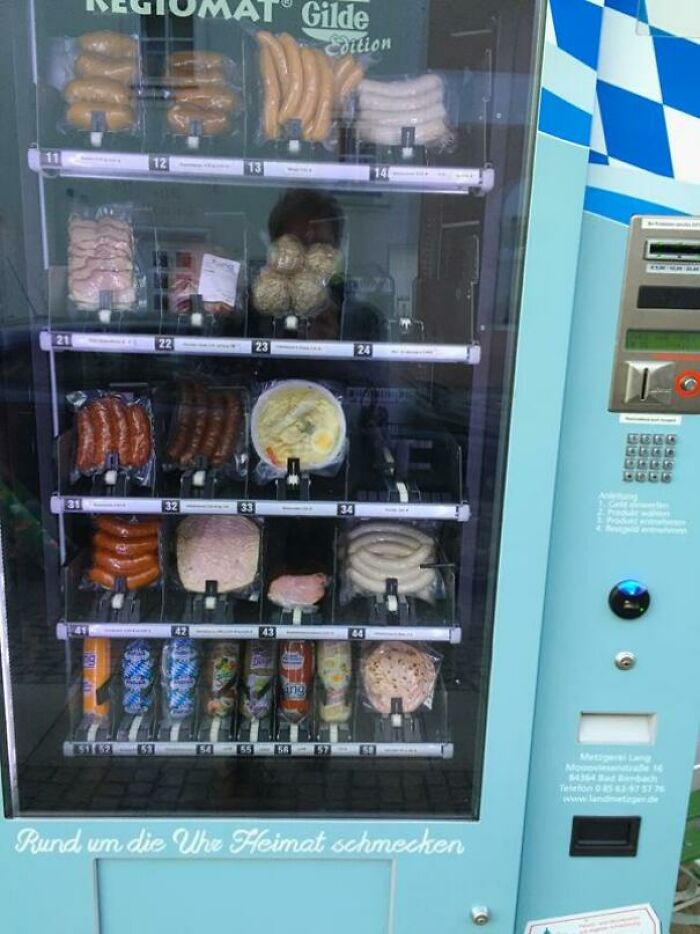 A Sausage Vending Machine. Welcome To Germany