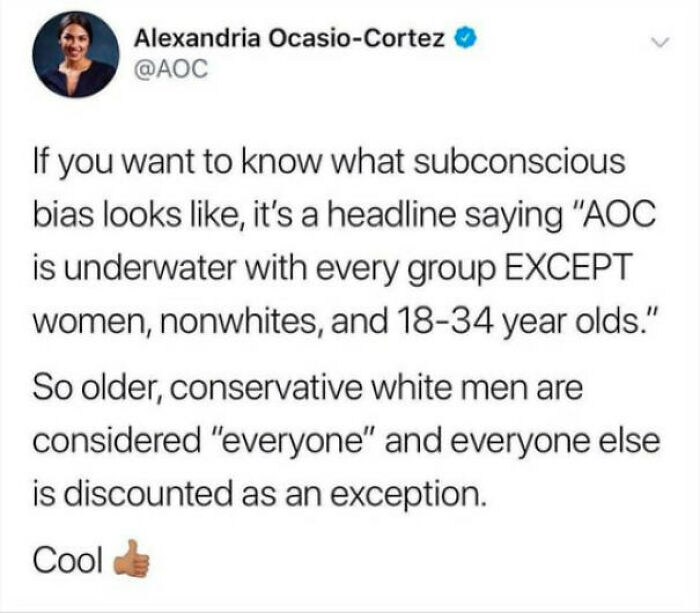Because Apparently Only Old White Men Count