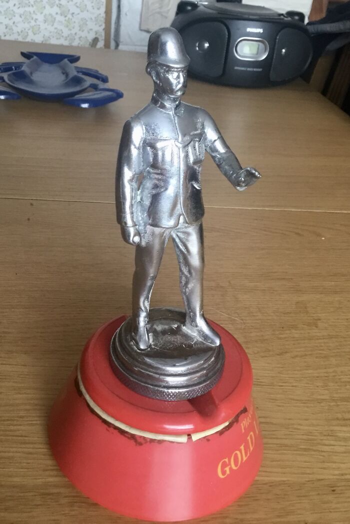 A 1930s Policeman Hood Ornament Owned By My Grandad Who Was A Mechanic