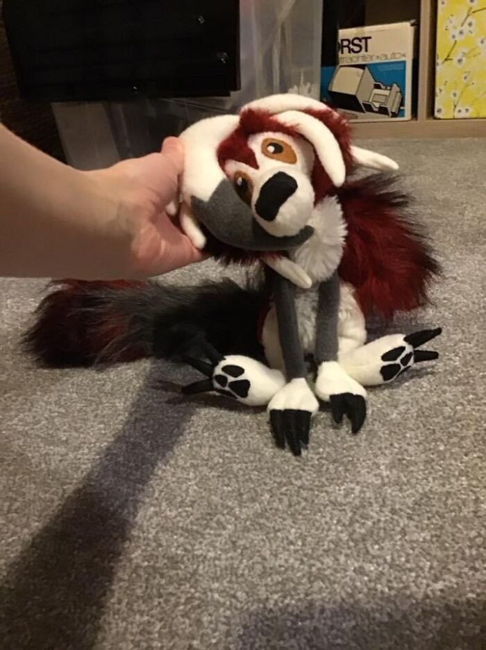 Not A Drawing But I Made This Lycanroc Inspired Werewolf Plushie As My Quarantine Project, His Name Is Maxwell :-)