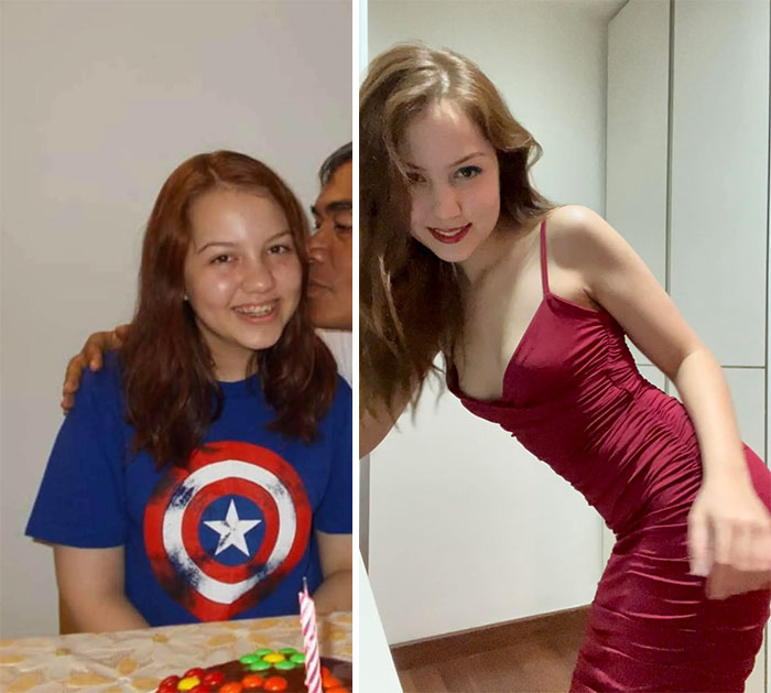 Super Weird, Don’t Know Why My Last Post Was Deleted! It’s Me! Ages 14-16 vs. 22 Years Old. I Realise I Look The Same Really Just Slimmer, More Confident And Less Awkward Poses. Very Late Bloomer