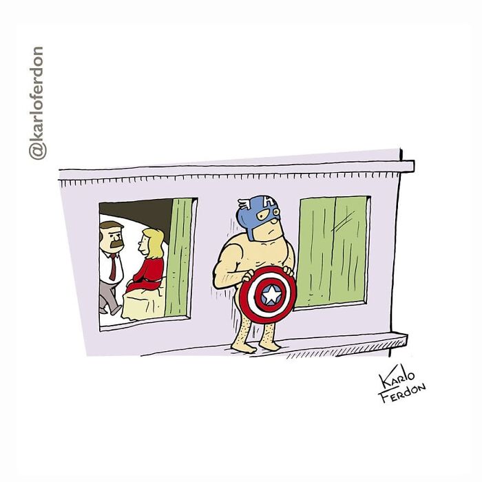 Artist Shows The Not-So-Glamorous Daily Life Of Superheroes (31 New Comics)