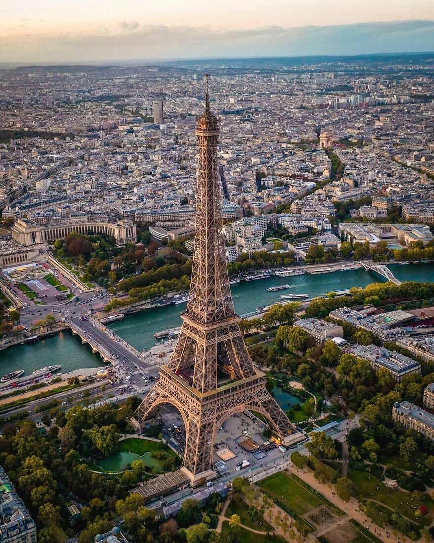 The Eiffel Tower In Paris, France