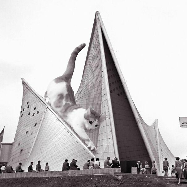 Philips Pavilion; Iannis Xenakis/ Le Corbusier Firm, B.1958 D.1959, Brussels, Belgium