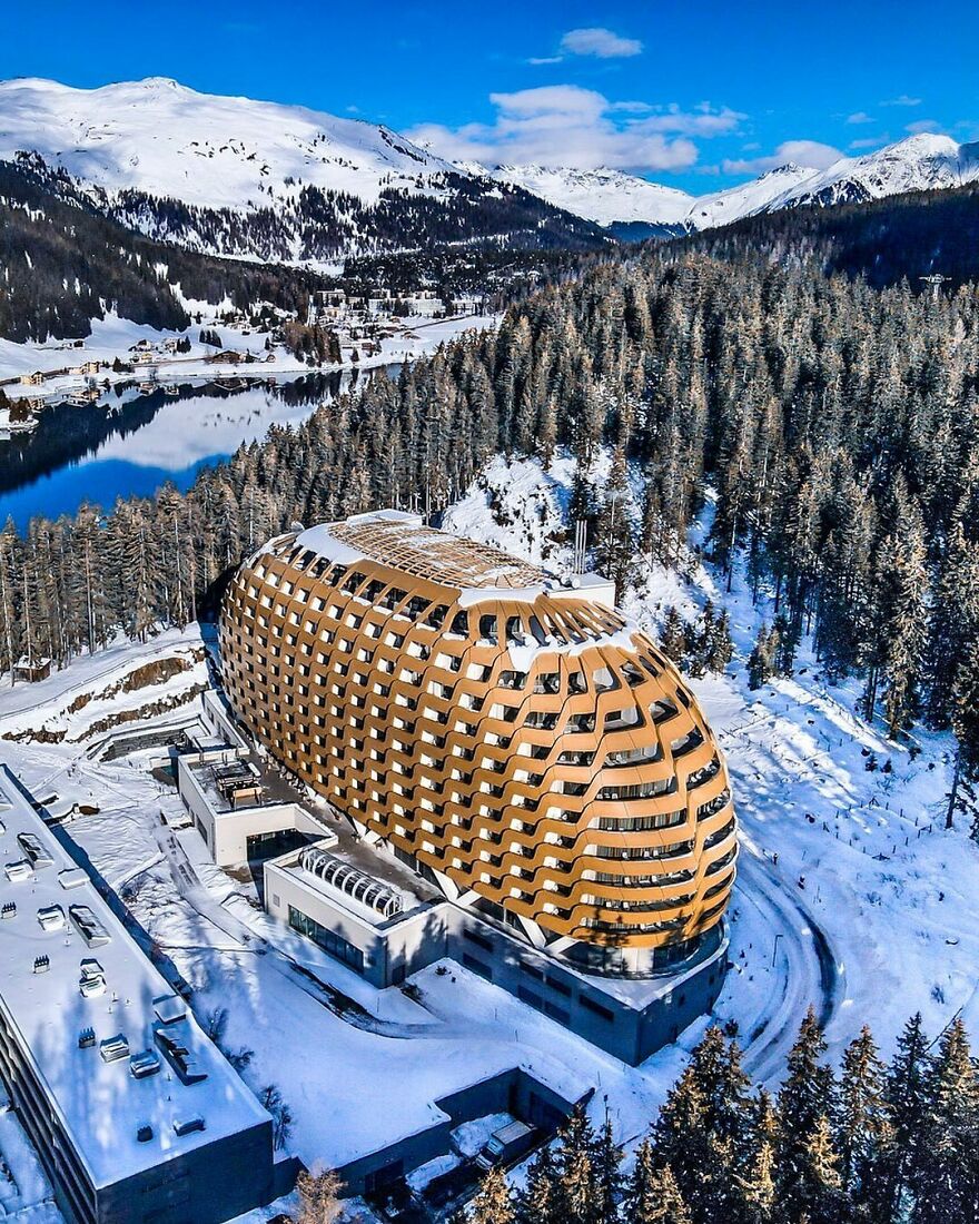 Intercontinental Hotel In Davos, Switzerland