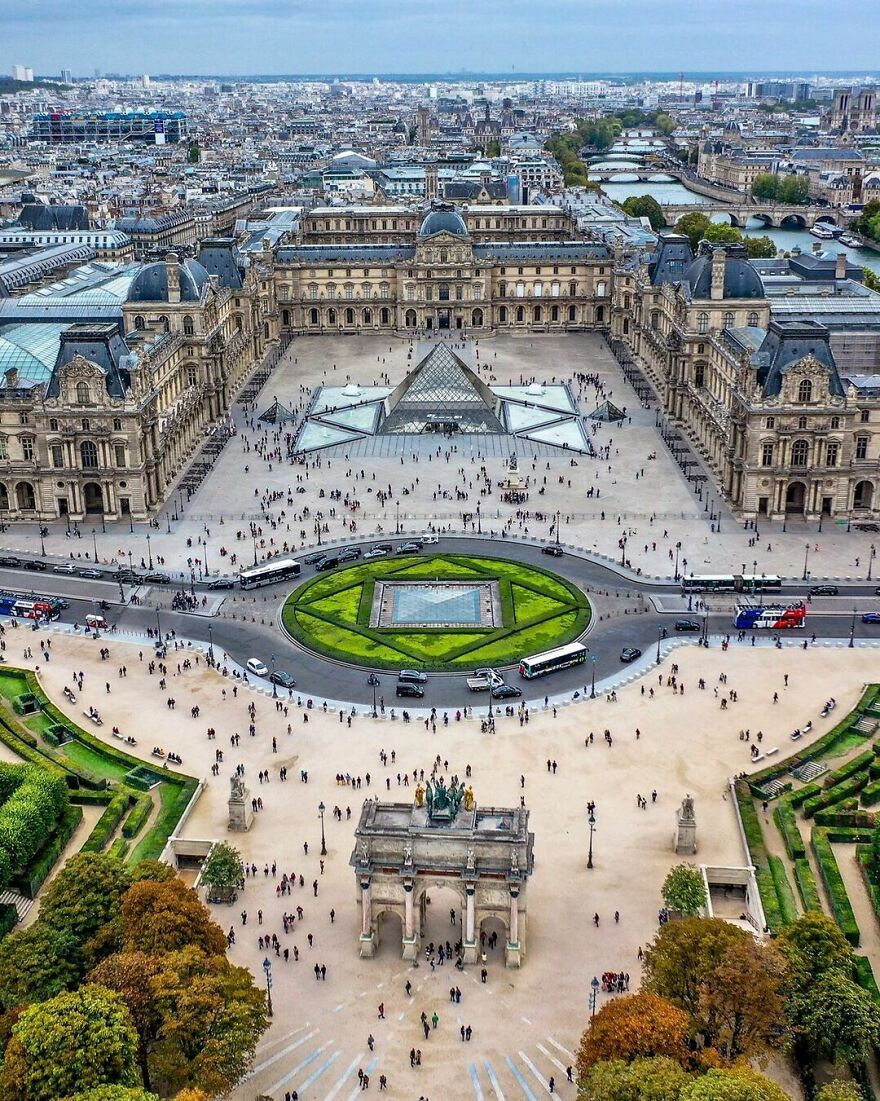 The Louvre In Paris, France