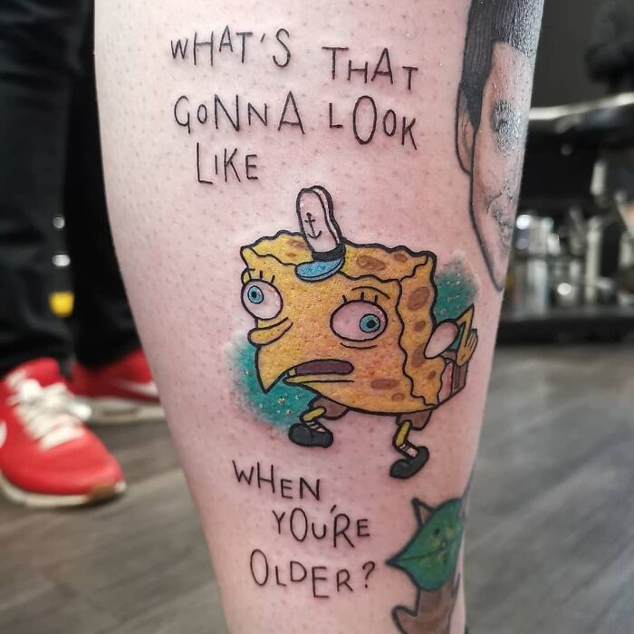 Throwback To Quite Possibly One Of My Favourite Tattoos I've Ever Done, I Love Anything Silly 🙈
.
.
.
.
.
.
.
.
.
.
.
.
.
.
#tattoo #tattoos #funnytattoo #funnytattoos #spongebob #spongebobtattoo #spongebobmeme #meme #memetattoo #memetattoos #tattoomeme #spongebobsquarepants #evolvetattoo #evolvetattoos #evolvetattooslancaster #lancaster #lancastertattoo #lancastercity #lancasteruk #rhithehuman