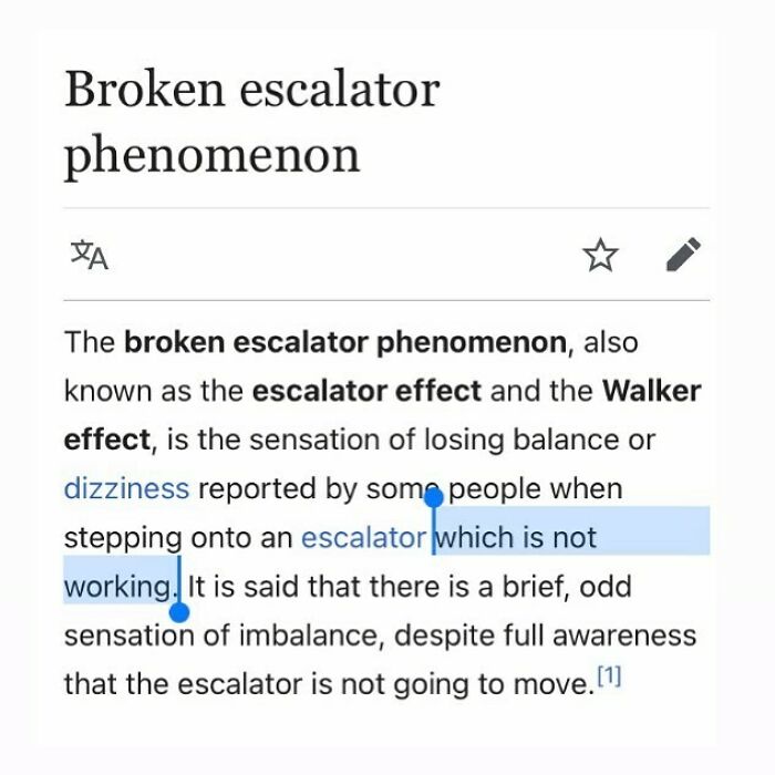 The Escalator Effect
