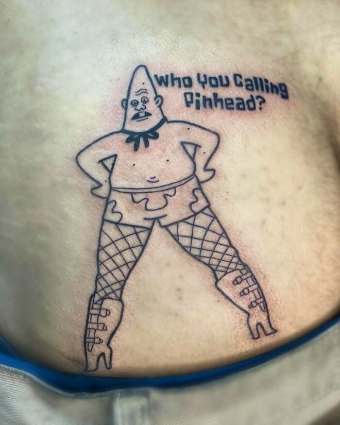Spongebob Stans Are Out Of This World!🌏
@tattoosbybrockguerrero Created This Patrick Star Mash Up Piece!⭐️ You May Recognize This 🍑 From A Previous Post, He Has Doodle-Bob On The Other Cheek From Brock!🤪
#spongebobtattoo #spongebobmemes #spongebobandpatrick #spongebob #patrickstar #patrickstartattoo #pinhead #pinheadtattoo #nickelodeontattoo #funnytattoo #memetattoo #cartoontattoos #90stattoo #tattooideas #tattoolovers
