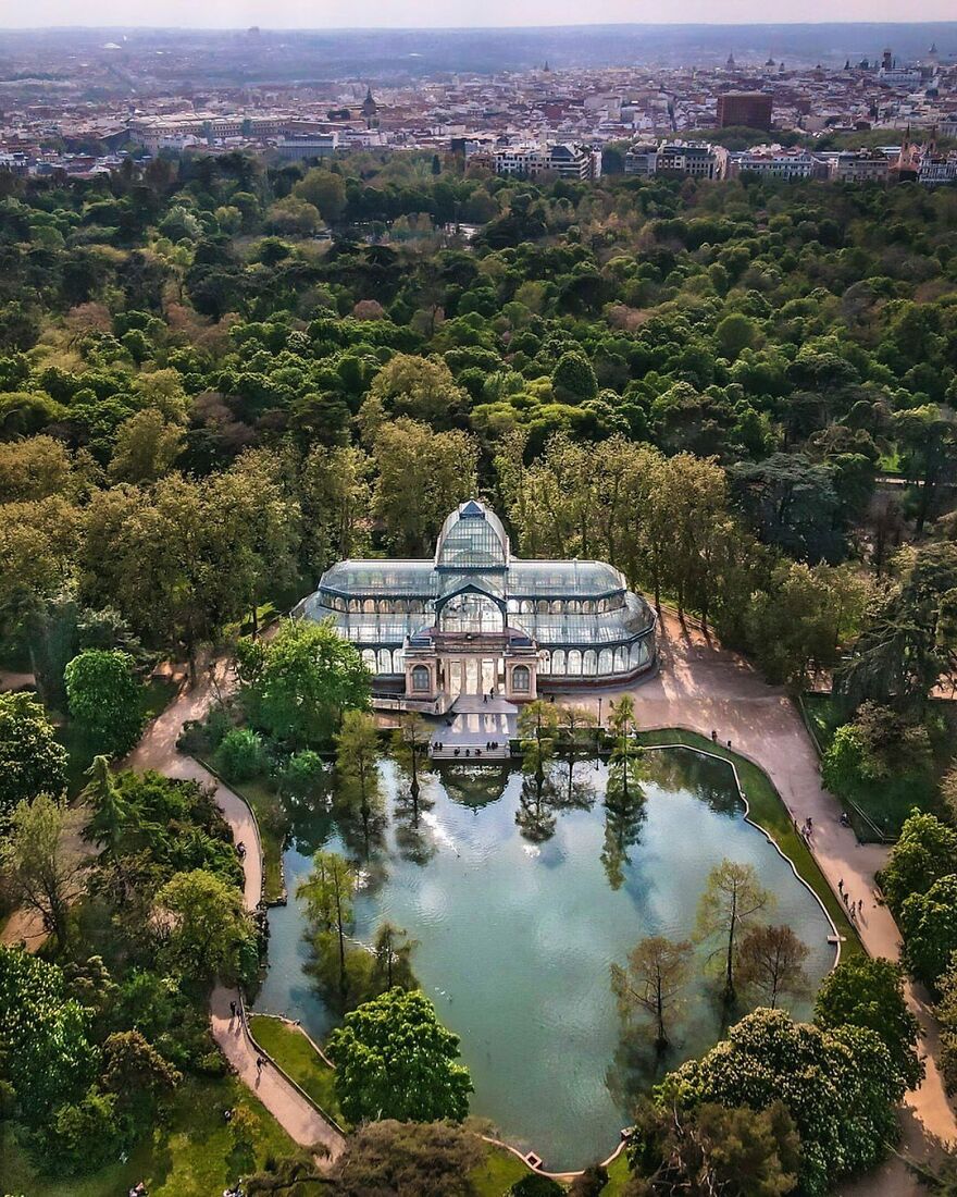 The Glass Palace In Madrid, Spain