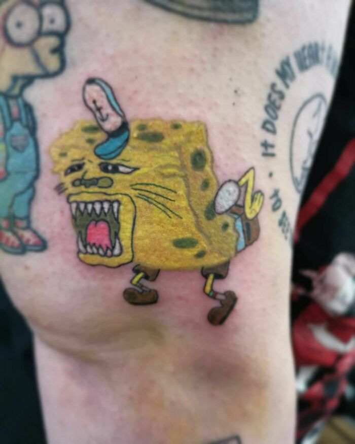 Spongebob Suckypants
i Did This Spongebob Sucky Panther Piece On @stereo.static The Other Day! I Loved Doing This! Want Any Sucky Panther Characters? Get At Me!
thanks For That One Mate, Can't Wait For Our Next Session!
studio : @southcoastinktattoo
done Using @ezcartridgecouk @stencilstuff @eternalink @dynamiccolor @suckypanther
.
.
.
.
.
.
.
.
.
.
.
.
.
.
.
.
.
.
.
.
.
.
#tattoo #tattooidea #tatidea #tatdesign #tattoodesign #bournemouthtattoo #tattoobournemouth #bournemouth #pooletattoo #tattoopoole #southamptontattoo #tattoosouthampton #colourtattoo #colourfulink #spongebob #spongebobsquarepants #spongebobsquarepantsmemes #spongebobsquarepantsmeme #suckypanthertattoo #suckypanther #memetattoo #memetattoos #panthertattoo #panthertattoos #southcoastink #sorrynotsorry #cartoontattoos #tattoons #spongebobtattoo #spongebobtattoos