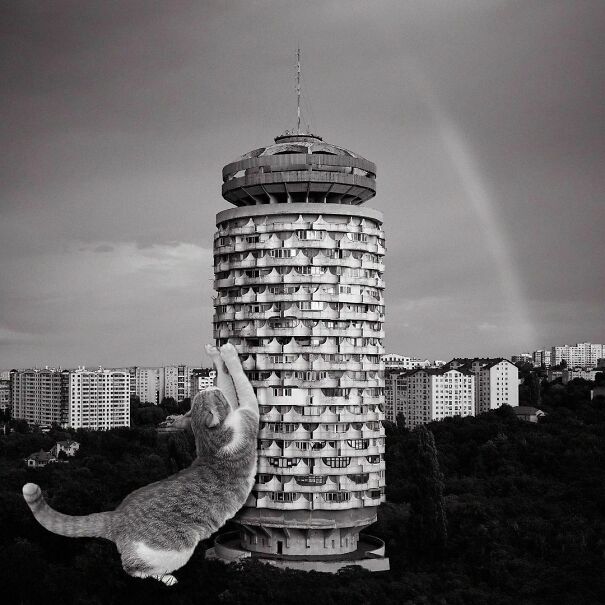 Romanita Collective Housing Tower; O. Vronsky, 1986, Chișinău, Moldova