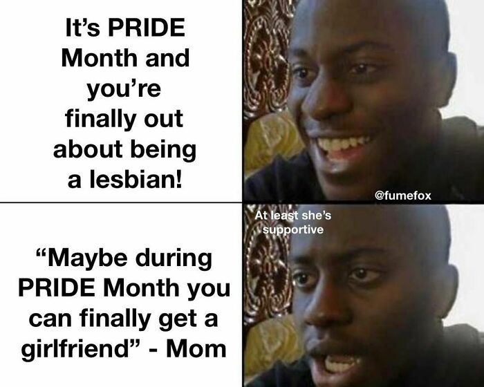 My Mom Is Why This Family Knows No Such Thing As Chill
fun Fact: I Almost Used My Face Instead But After Feeling Insecure About The Close Up Face Pictures, I Scrapped The Idea
#lgbt #lgbtq #lgbtq🌈 #lgbtmemes #lgbtqmemes #pride #pridemonth #pridememes