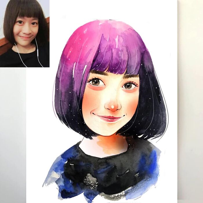 Un cliente irrespetuoso pidió a esta artista una pintura detallada por 3$, y ella respondió con un dibujo de ese valor exacto
