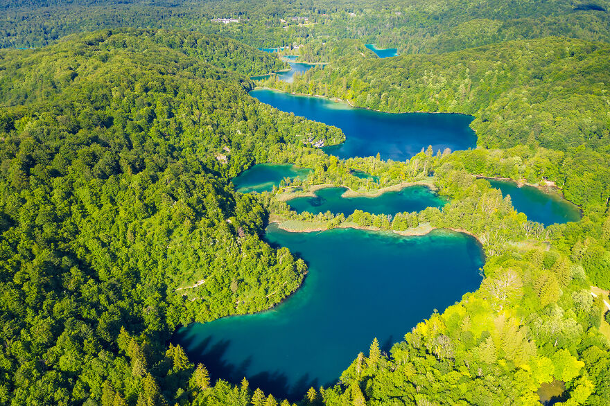 I Swam Across, Flew Over, Dived Into, And Hiked Along The Magnificent Plitvice Lakes In Croatia