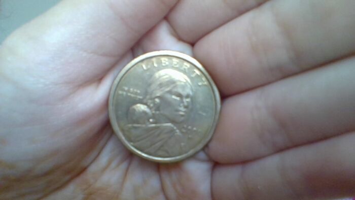 A Lucky 1-Dollar Coin