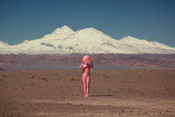 I Create Surreal Images Using Full-Body Suits