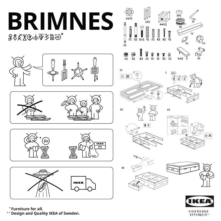 Ikea Pr Campaign Creates Assembly, Billy Bookcase Assembly Instructions