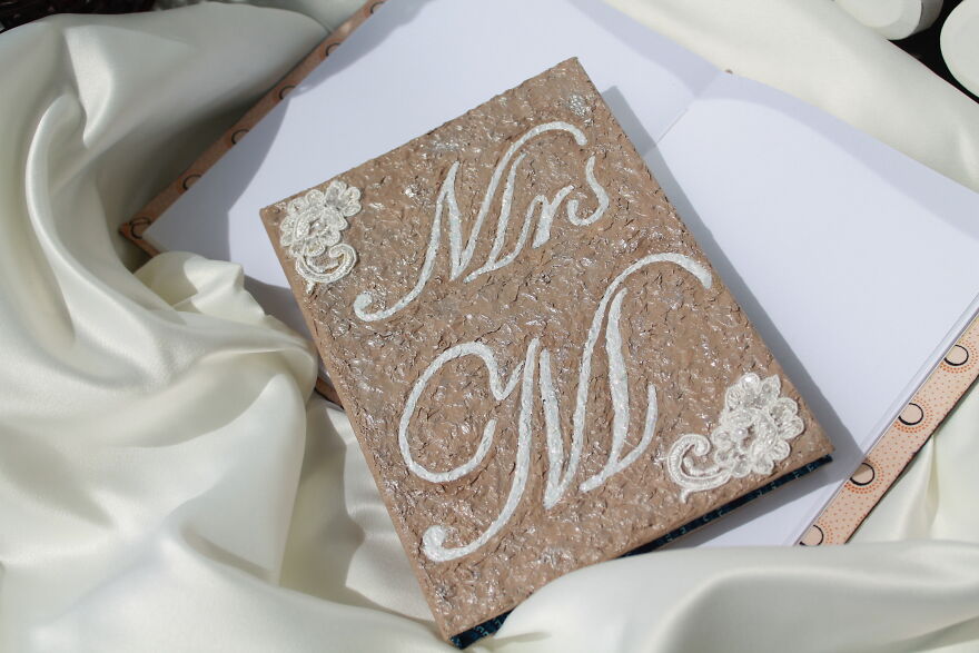 I Make Fun Textured Notebooks Covers