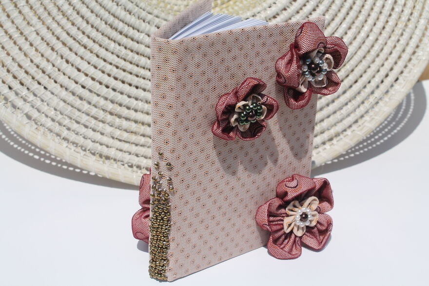 I Make Fun Textured Notebooks Covers