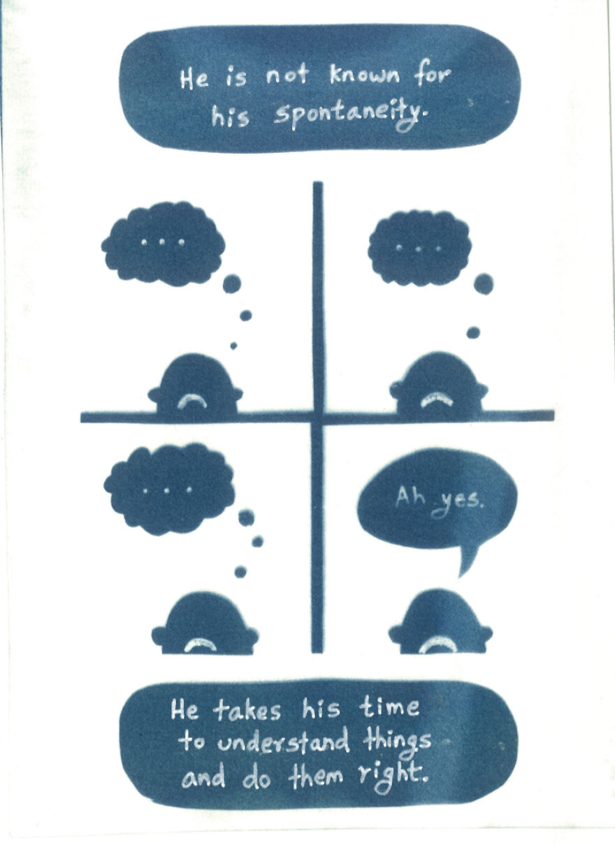 I Made A Cyanotype Comic About My Dad