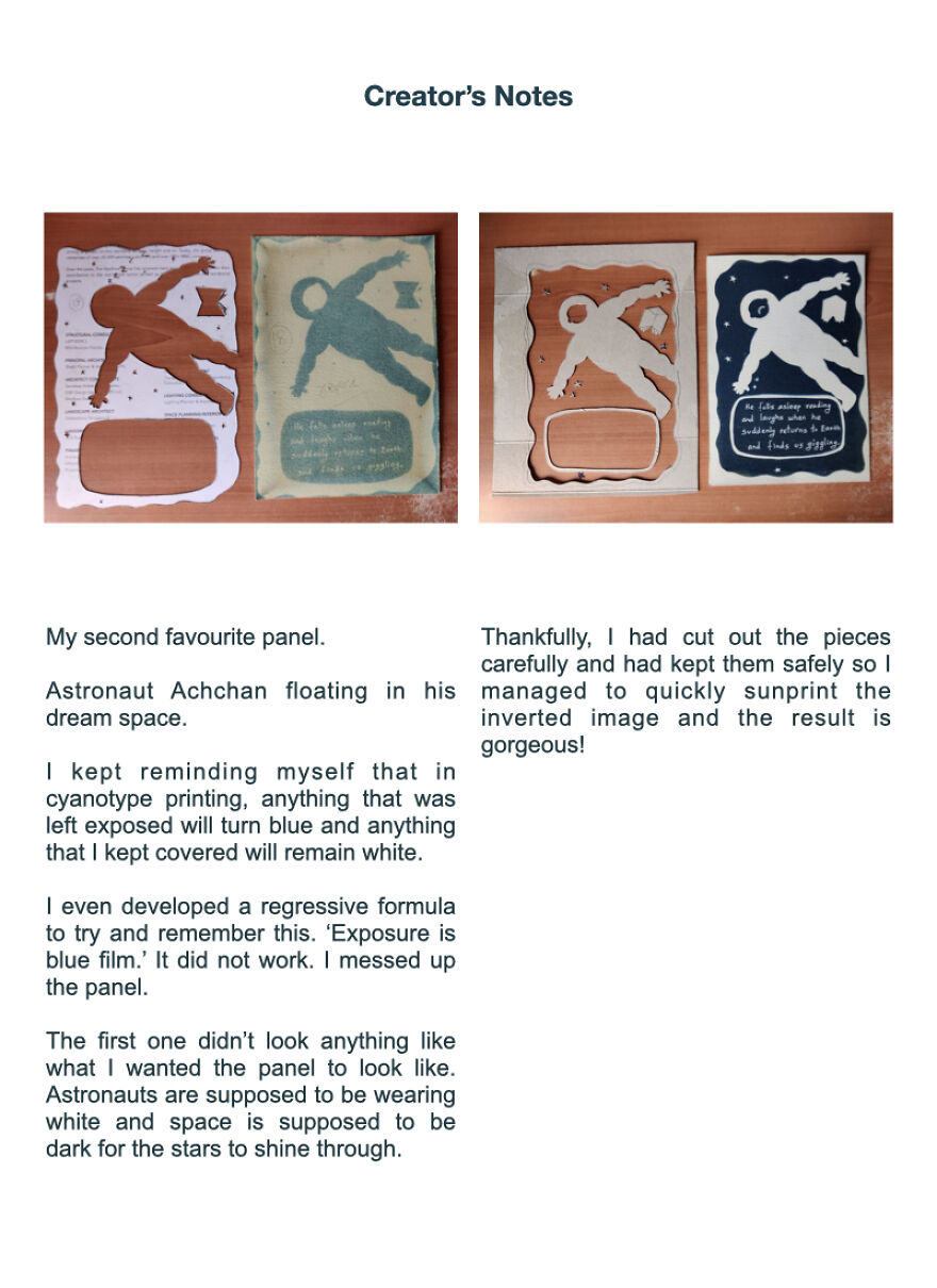 I Made A Cyanotype Comic About My Dad