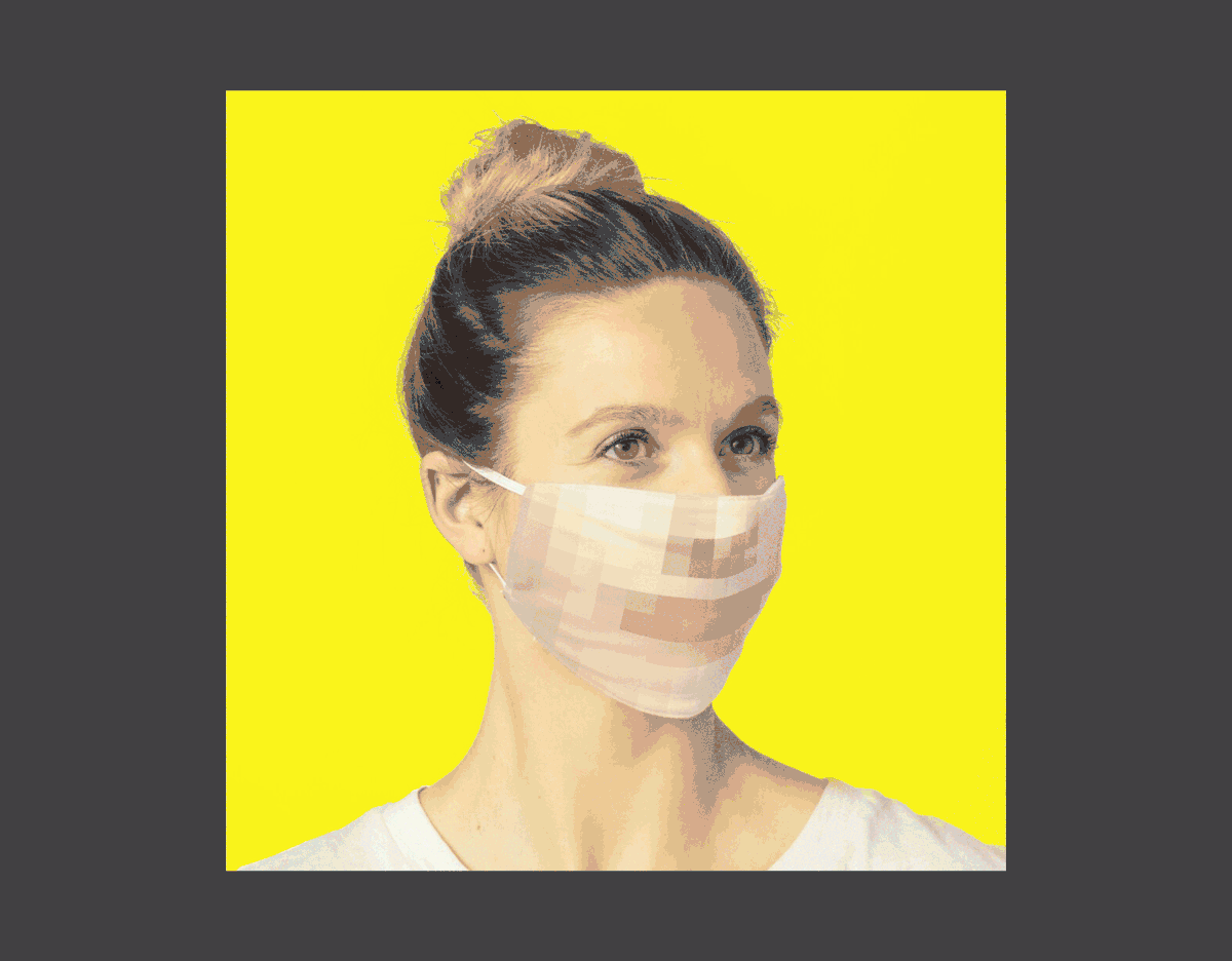 Pixel Face Mask For The Digital World