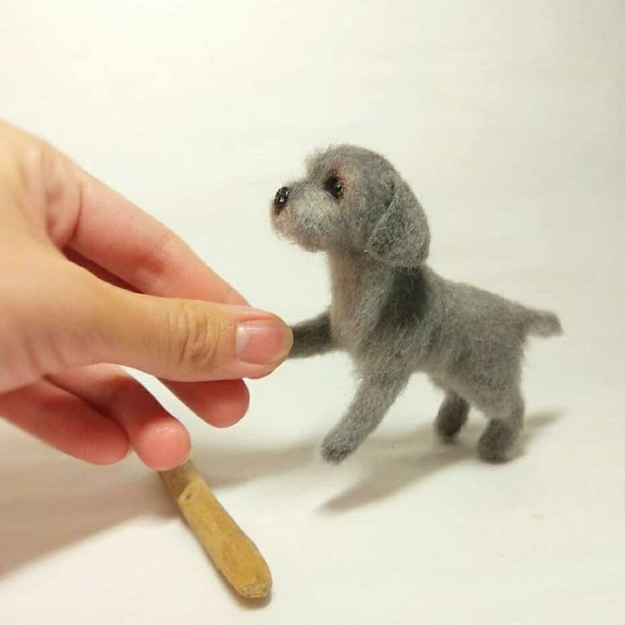 Russian Artist Creates Incredibly Realistic Little Animals Made Entirely Of Wool (New Pics)