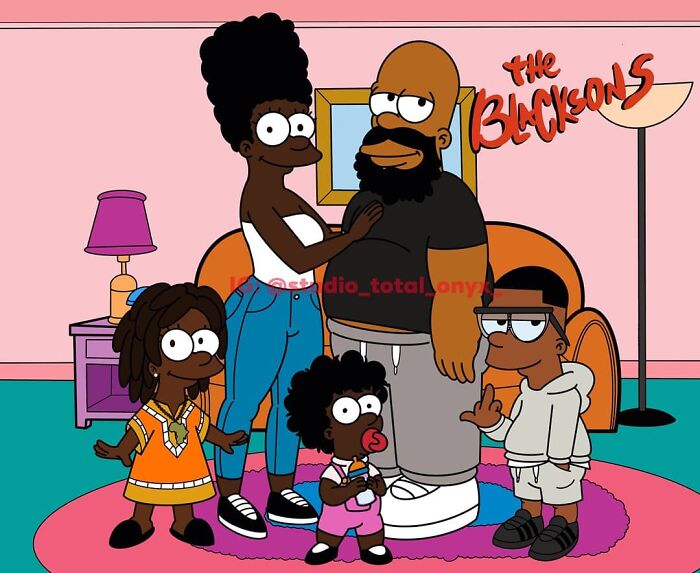 This Artist Reimagines Famous Cartoons With Black Characters To Raise  Awareness (30 New Pics) | Bored Panda