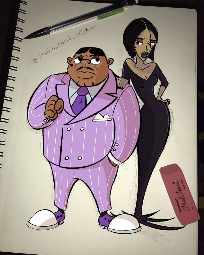 This Artist Reimagines Famous Cartoons With Black Characters To Raise  Awareness (30 New Pics) | Bored Panda