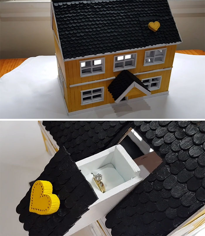 Built My Fianceè A House With A Secret Draw To Propose To Her