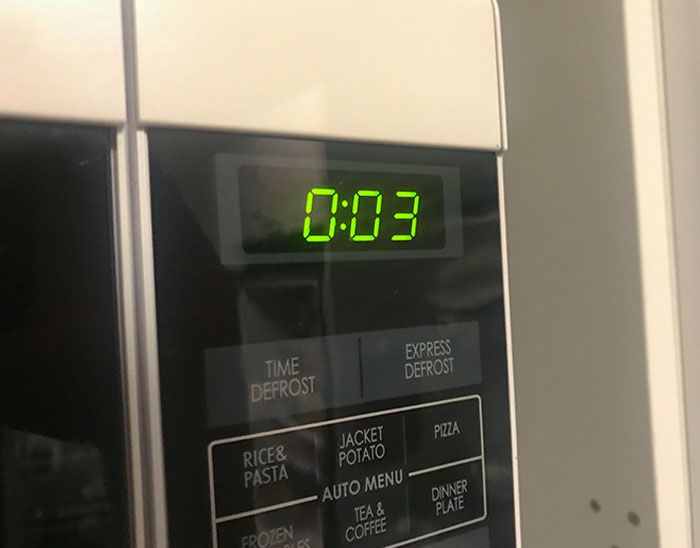 People That Don't Clear The Timer On The Microwave