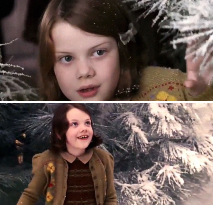 In The Chronicles Of Narnia: The Lion, The Witch And The Wardrobe (2005), When Lucy First Enters Narnia, Her Reaction Is Genuine. The Director Purposefully Never Showed His Actress The Set. He Also Did The Same With Edmund's Actor
