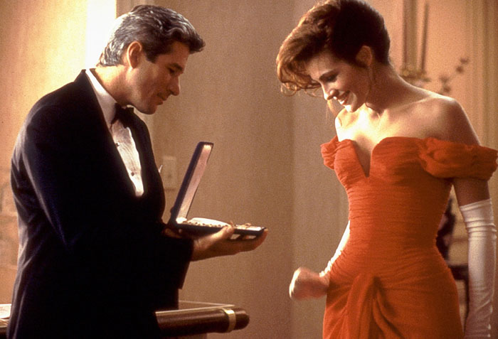 Julia Roberts, 'Pretty Woman' - Richard Gere Unexpectedly Snapped The Jewelry Box Shut, And Her Surprise Was Real