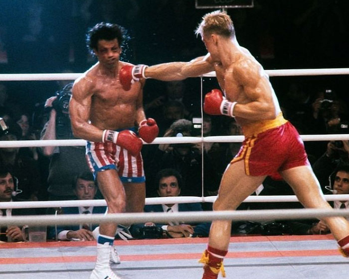 Stallone Reportedly Told Lundgren To Really Go At Him For The First 15 Seconds. “Just Bomb Away,” He Asked. Well, Lundgren Did. The Resultant Chest Punch, Which You Can See In The Movie, Sent Stallone To The Hospital For Nine Days