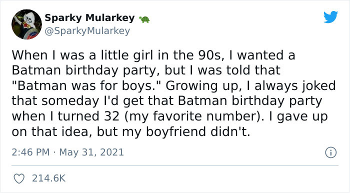 Boyfriend Organizes An Amazing Batman-Themed 32nd Birthday For His GF Who Always Wanted One But Was Told It's 'For Boys Only'