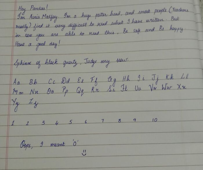 This Is My Handwriting! 😁