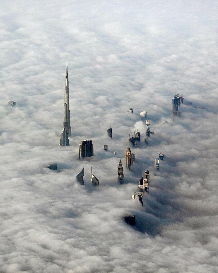 Un día de niebla en Dubai