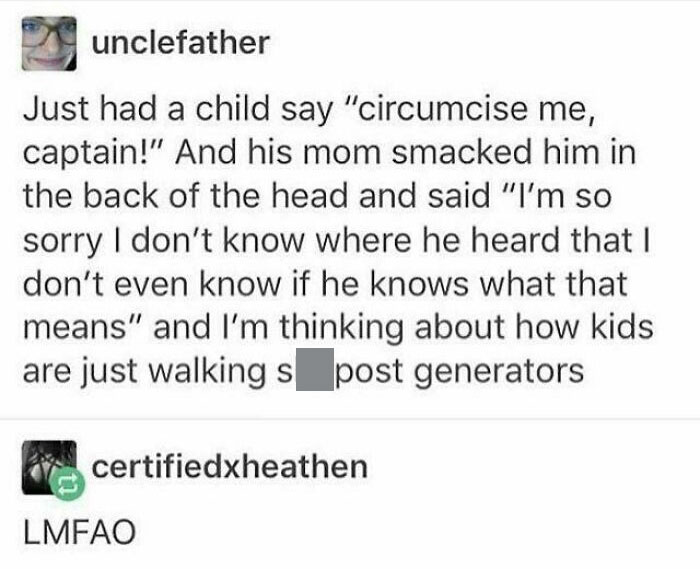 Circumcise Me, Captain!