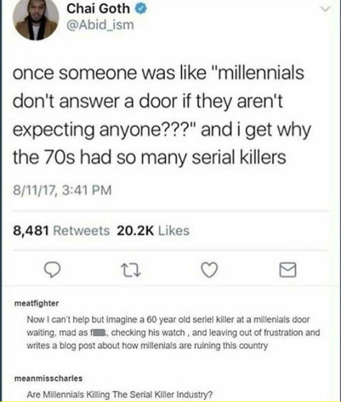 “Are Millennials Killing The Serial Killer Industry?”