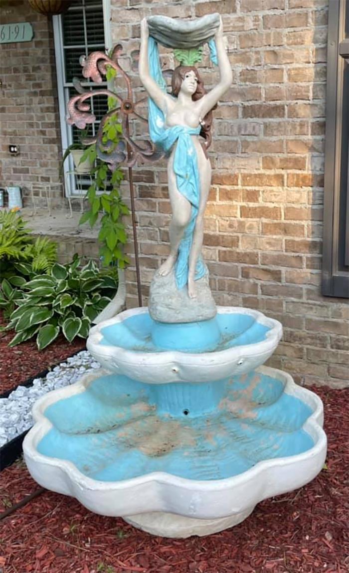 I Used To Sit Around My Grandmother’s Huge Goddess Fountain In Her Gazebo When I Was A Kid And Imagine I Was A Mermaid Swimming In It