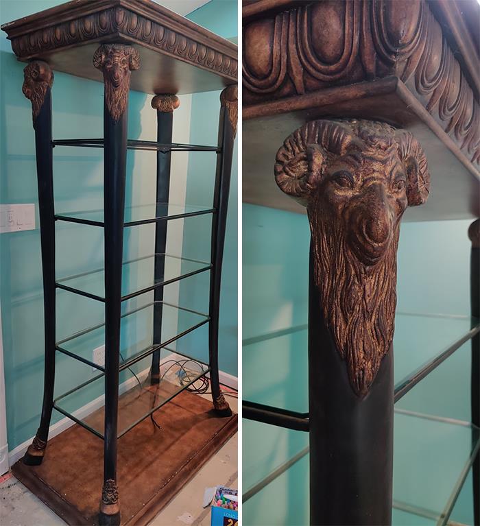 Absolutely Stunning Piece I Picked Up Today From Marketplace. Wrought Iron, Real Wood, 400lbs, Thick Glass. Originally Paid $2k+ (She Couldn't Remember The Exact Price) And I Got It For $50. Refinish And Update? Or Leave As Is And Restore It?