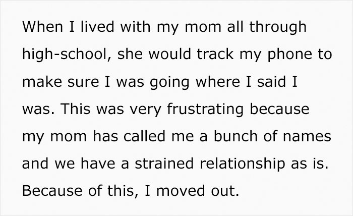 Controlling Mom Loses It When Her Adult Daughter Stops Her From Tracking Her Location At All Times
