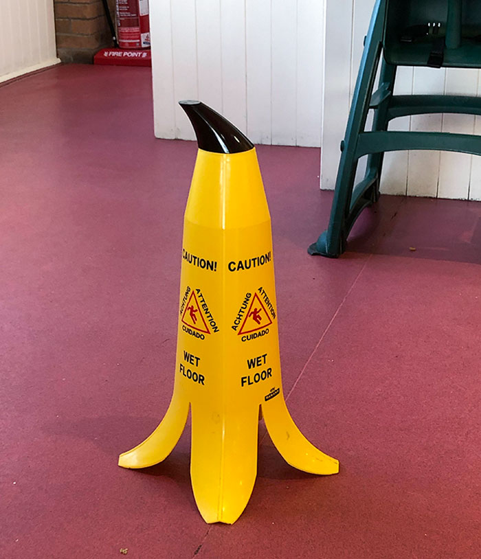 Appropriate Wet Floor Warning