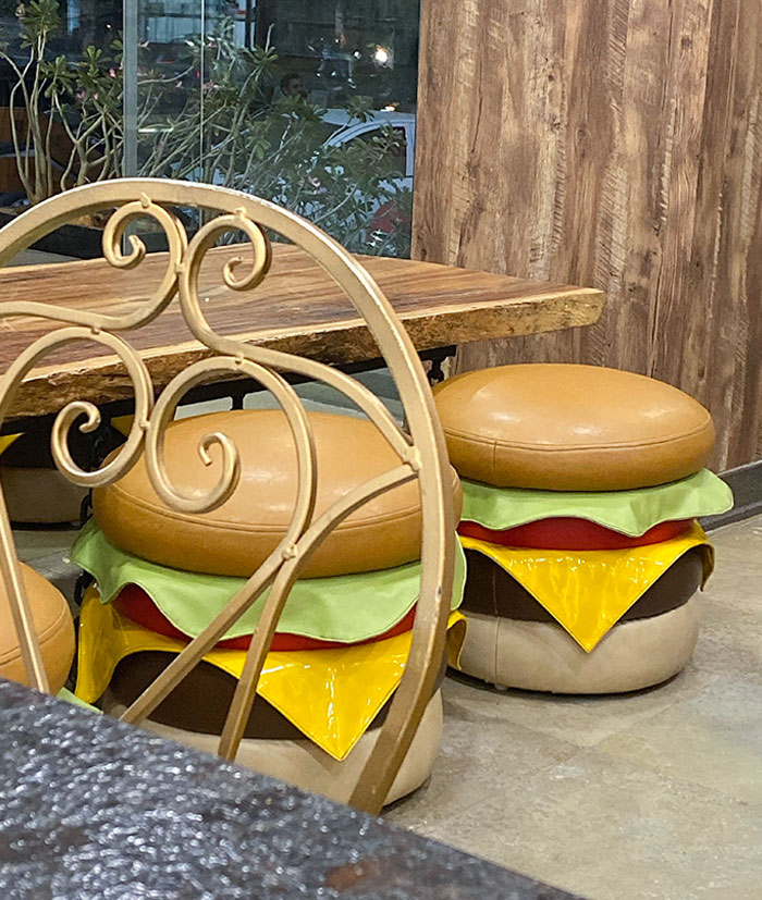 These Burger Seats