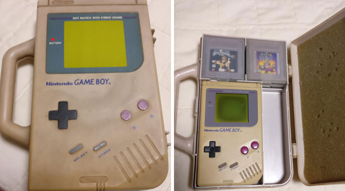 Found My Old Gameboy And Its Case (Which Was A Giant Gameboy) While Cleaning My Room